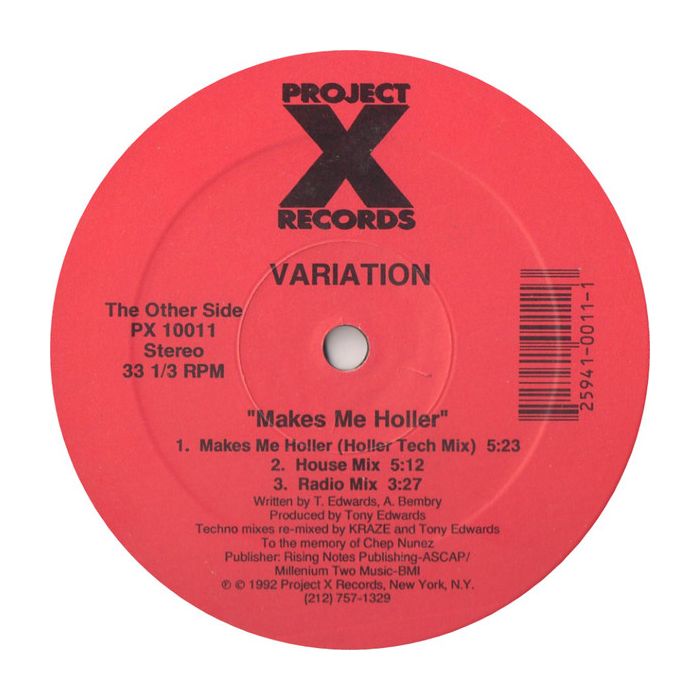 Variation - Makes Me Holler