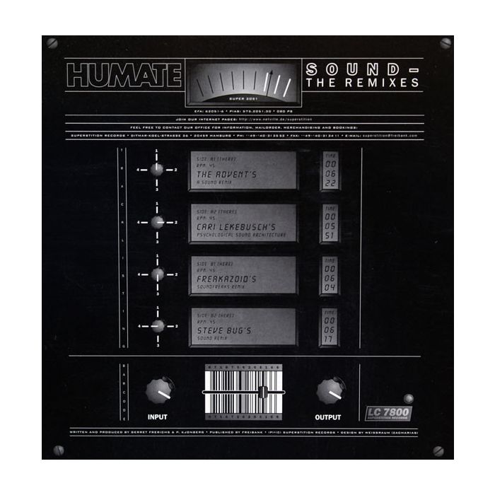 Humate - Sound (The Remixes)