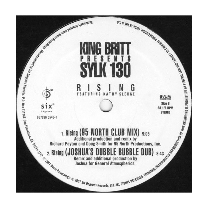 King Britt Presents Sylk 130 - Rising