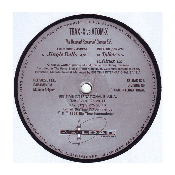 Atom-X vs. Trax-X - The Damned Screamin' Demon E.P.