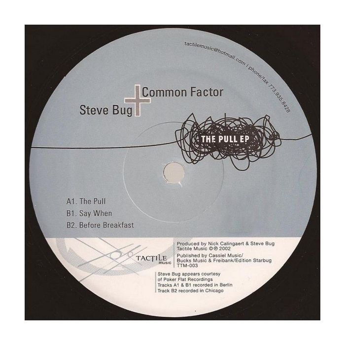 Steve Bug & Common Factor - The Pull EP