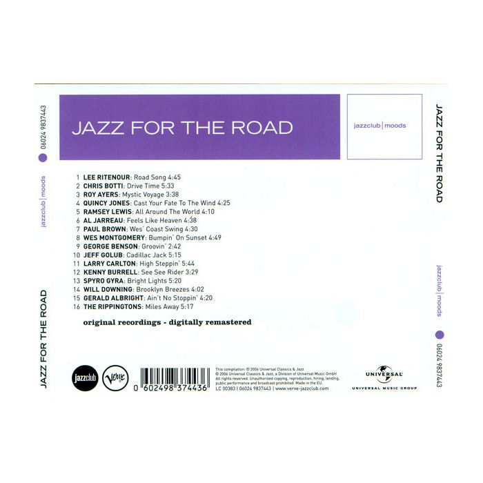 Various - Jazz For The Road