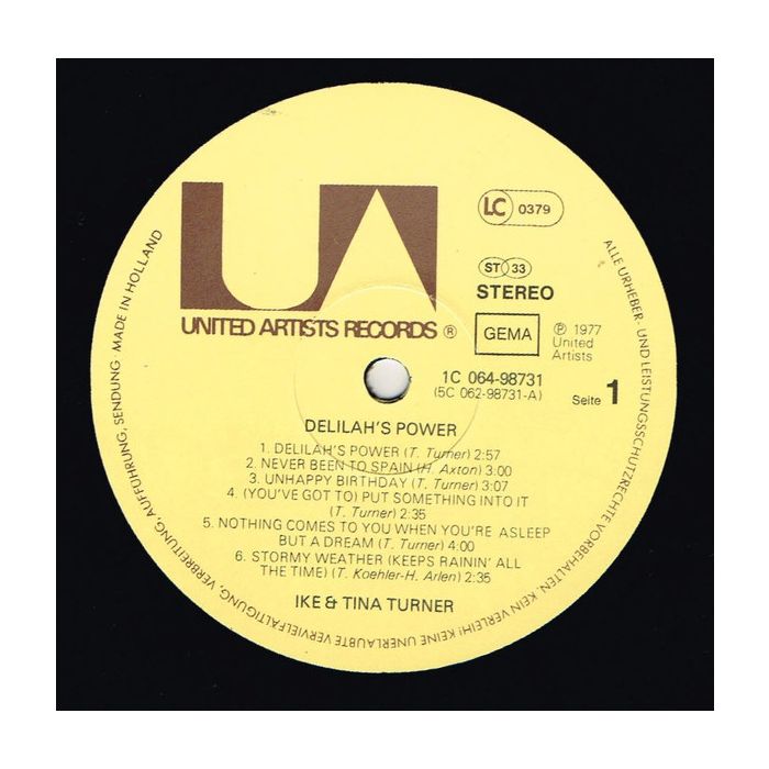 Ike & Tina Turner - Delilah's Power
