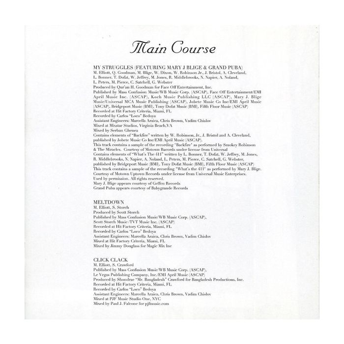 Missy Elliott - The Cookbook