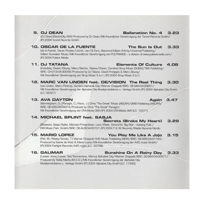 Various - Trance - The Vocal Session 2005