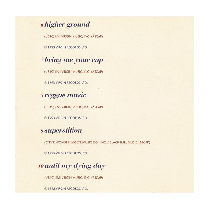 UB40 - The Best Of UB40 - Volume Two
