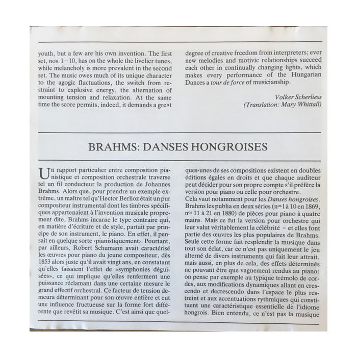 Johannes Brahms - Wiener Philharmoniker , Claudio Abbado - 21 Ungarische Tänze - Hungarian Dances - Danses Hongroises