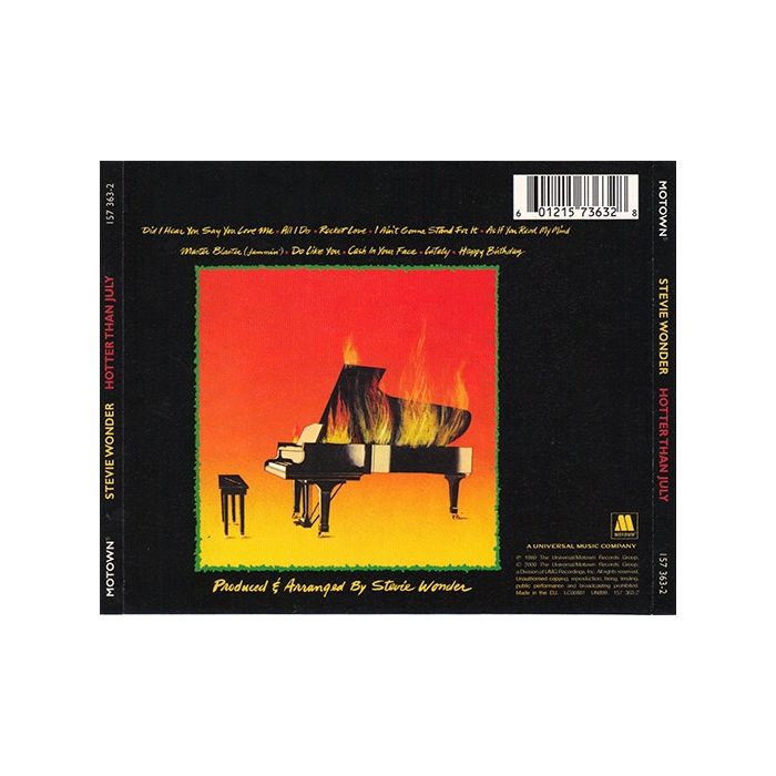 Stevie Wonder - Hotter Than July
