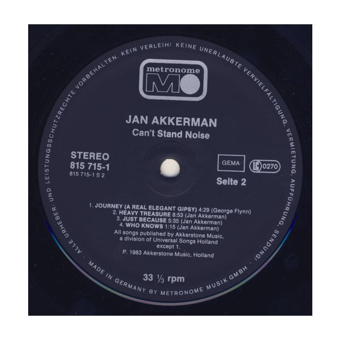 Jan Akkerman - Can't Stand Noise