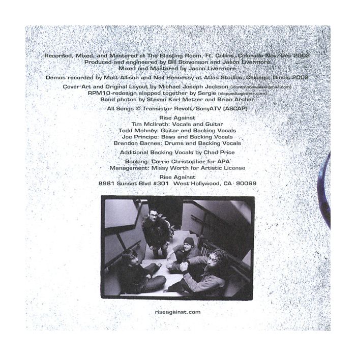 Rise Against - RPM10 Revolutions Per Minute
