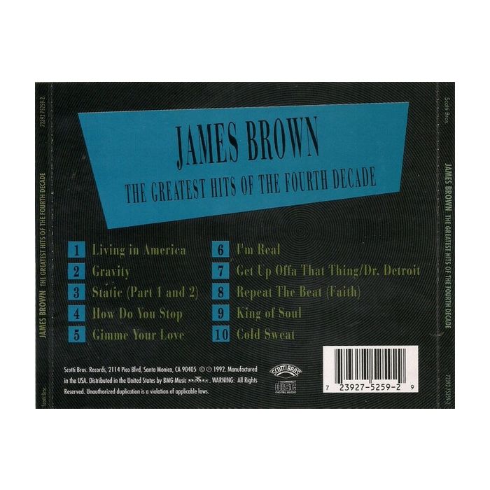 James Brown - The Greatest Hits Of The Fourth Decade
