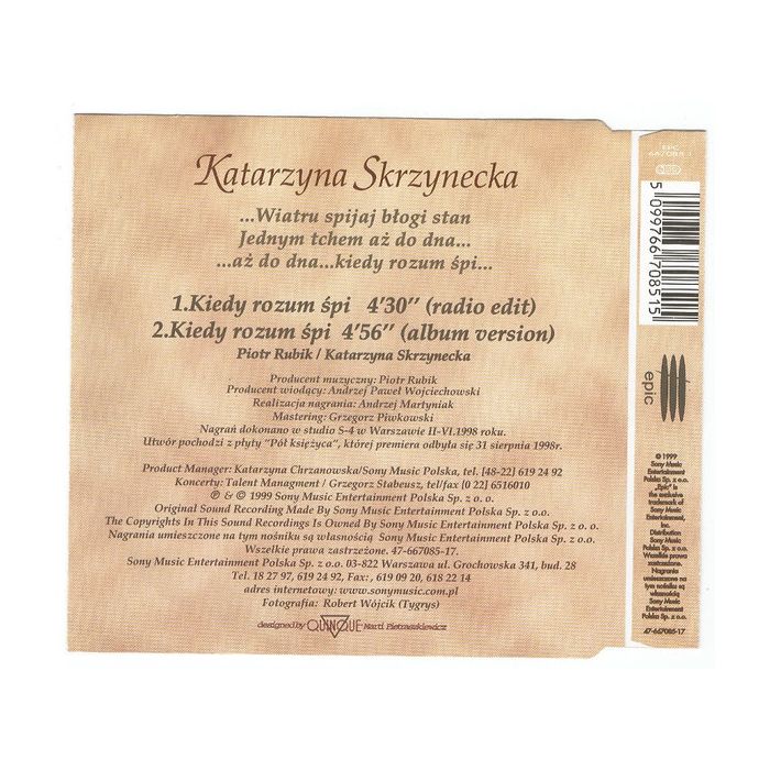 Katarzyna Skrzynecka - Kiedy Rozum Śpi