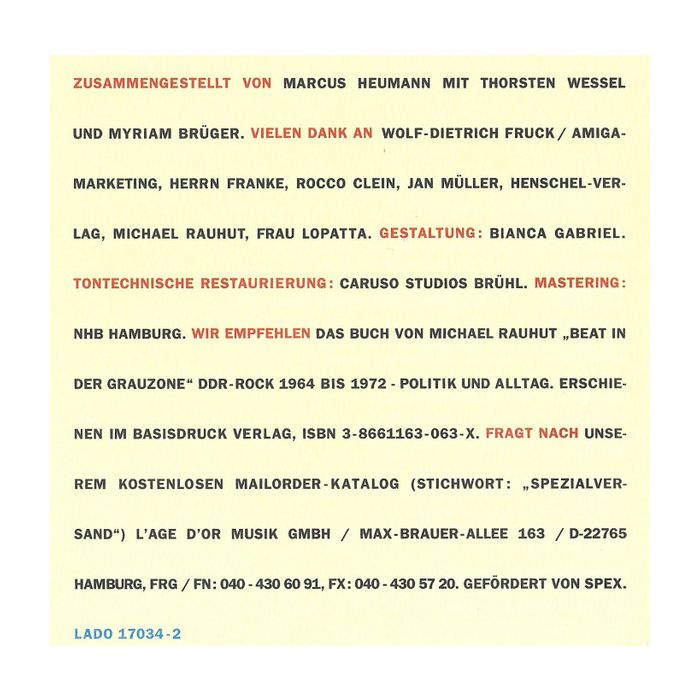 Various - L'Amigamore (Tanzmusik Aus Der DDR Von 1963 Bis 1970)
