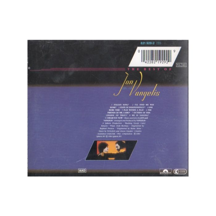 Jon & Vangelis - The Best Of Jon And Vangelis