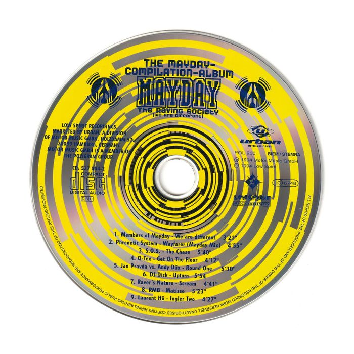 Various - Mayday - The Raving Society (We Are Different) - The Mayday-Compilation-Album