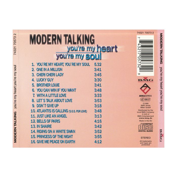 Modern Talking - You're My Heart You're My Soul