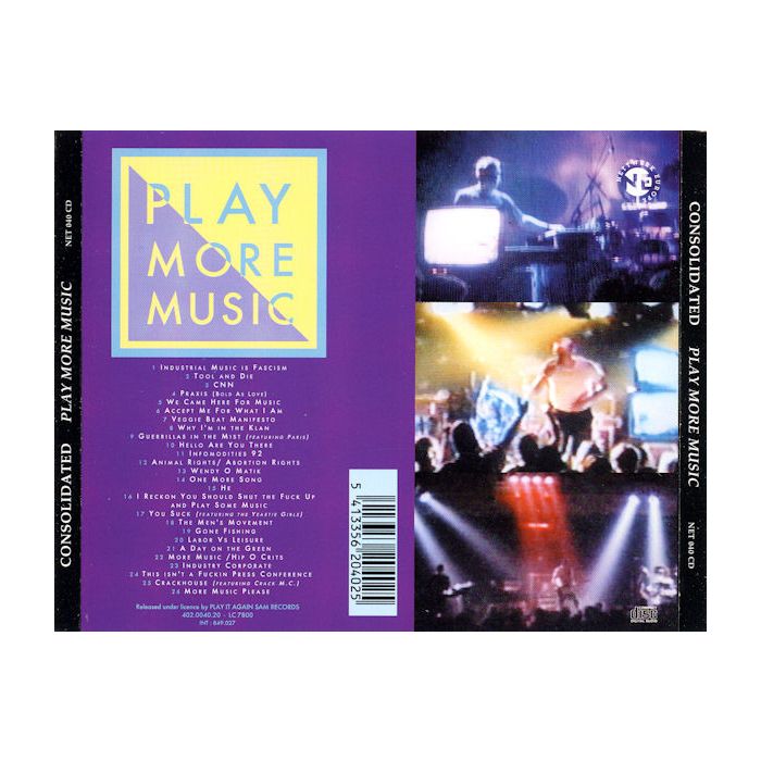 Consolidated - Play More Music