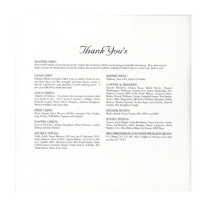 Missy Elliott - The Cookbook