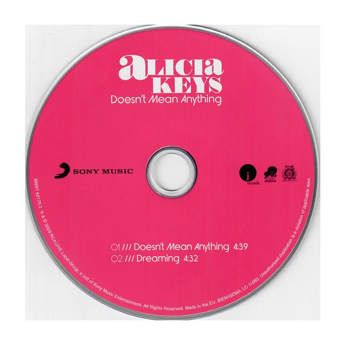 Alicia Keys - Doesn't Mean Anything