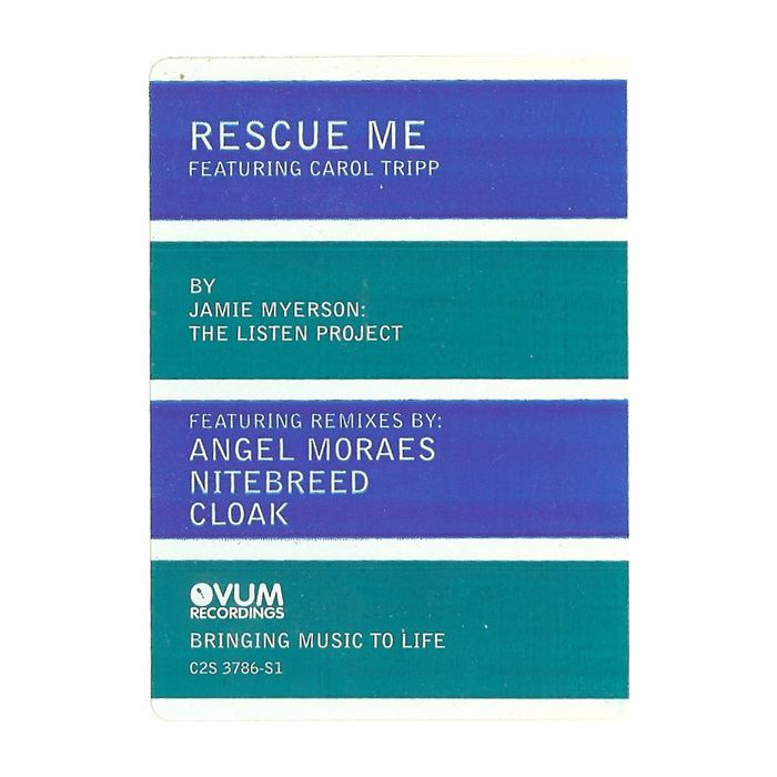 Jamie Myerson - Rescue Me