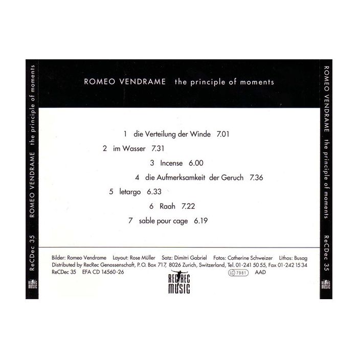 Romeo Vendrame - The Principle Of Moments