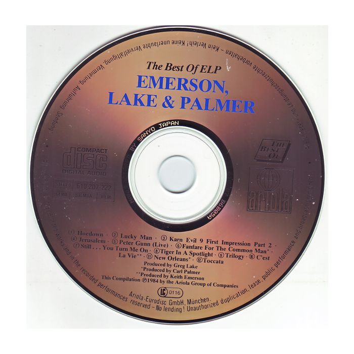 Emerson, Lake & Palmer - The Best Of ELP