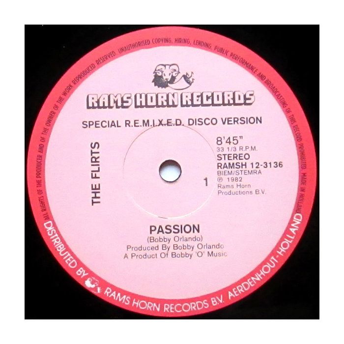 The Flirts - Passion (Special R.E.M.I.X.E.D. Disco Version)
