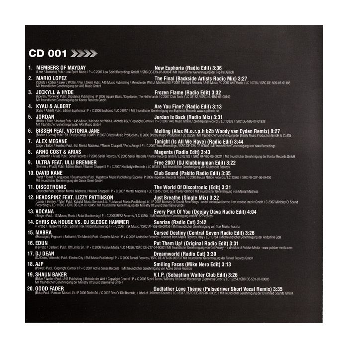 Various - Trance 2007 Vol.3 Music 4 The Next Generation