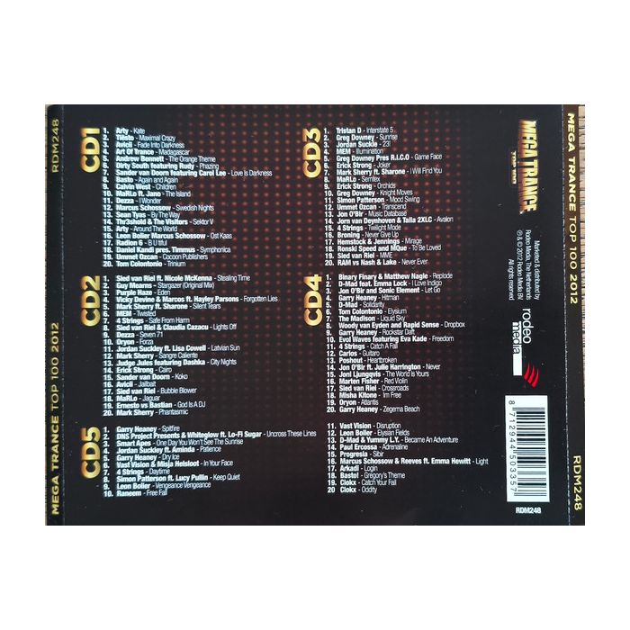 Various - 2012 Mega Trance Top 100