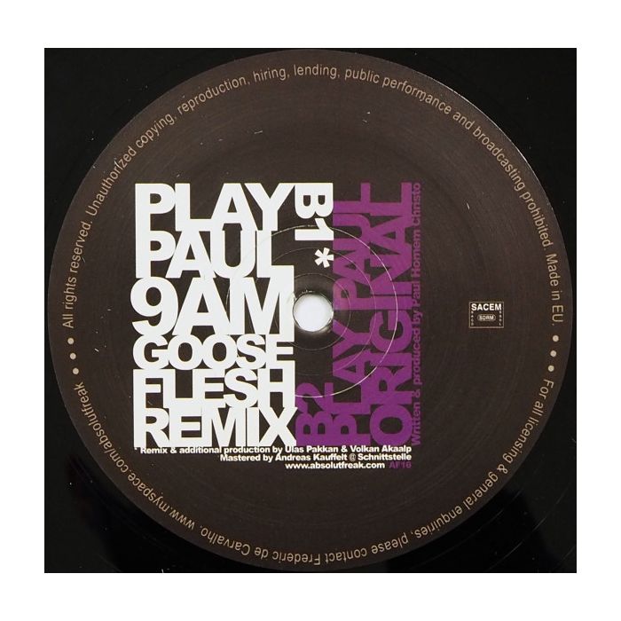 Play Paul - 9 AM