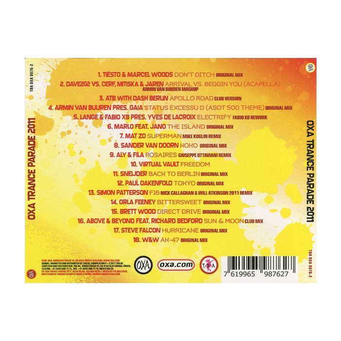 Various - OXA Trance Parade 2011
