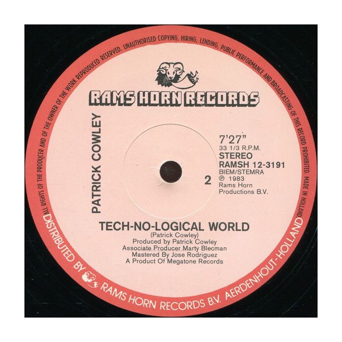 Patrick Cowley - Going Home / Tech-No-Logical World
