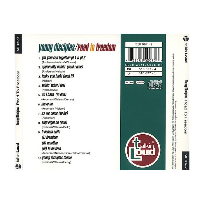 Young Disciples - Road To Freedom