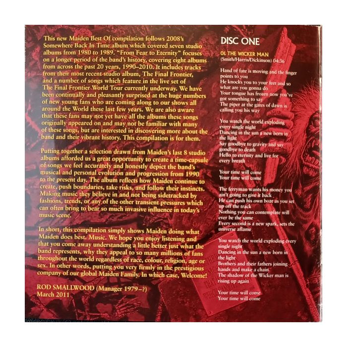 Iron Maiden - From Fear To Eternity: The Best Of 1990-2010