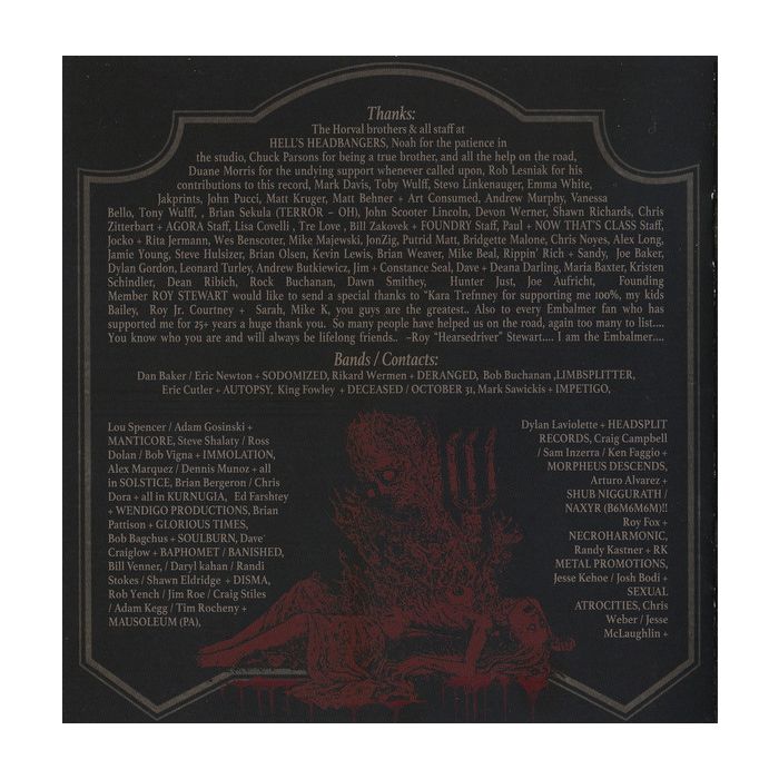 Embalmer - Emanations From The Crypt