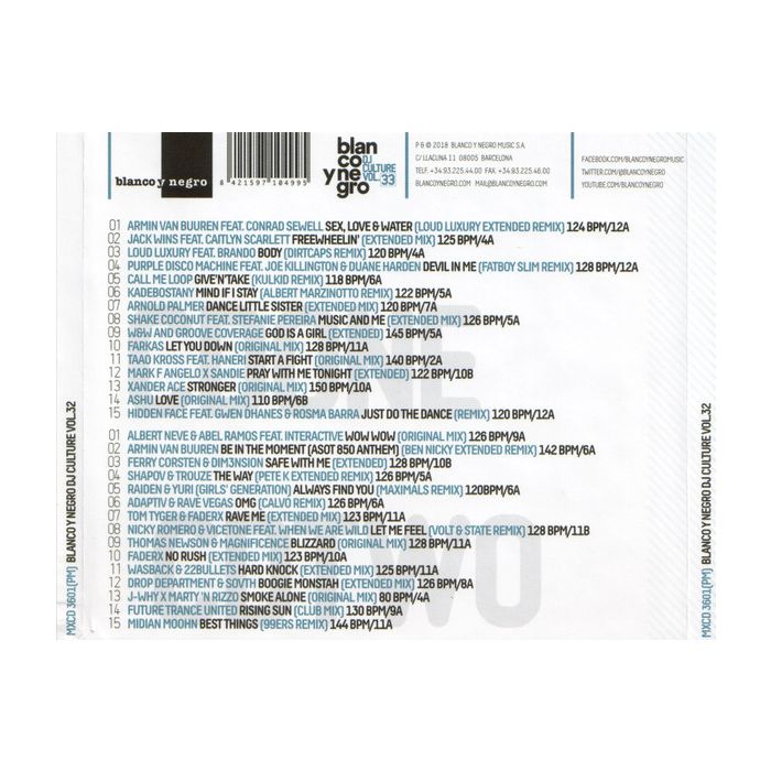Various - Blanco Y Negro DJ Culture Vol.33