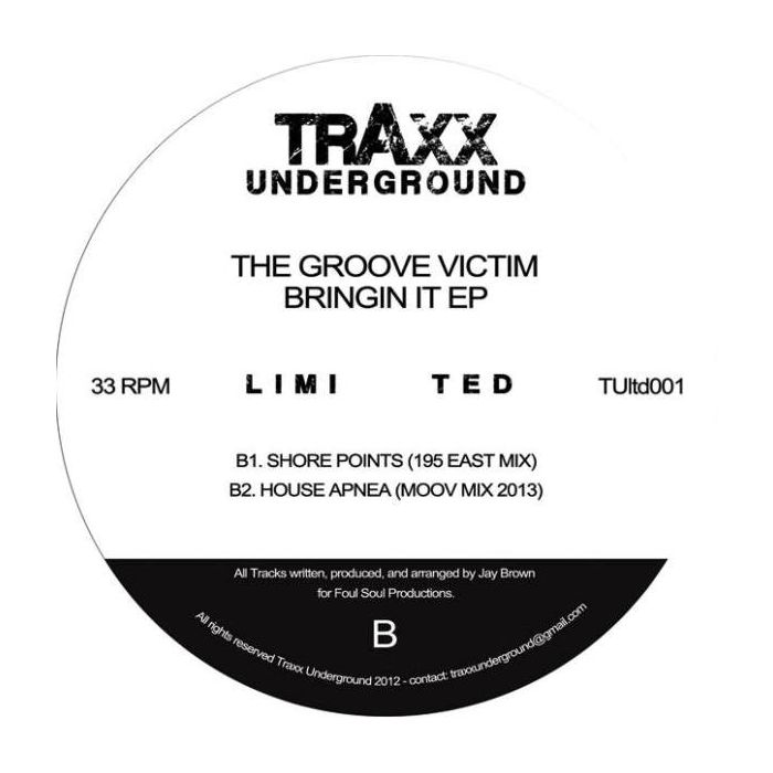 The Groove Victim - Bringin It EP