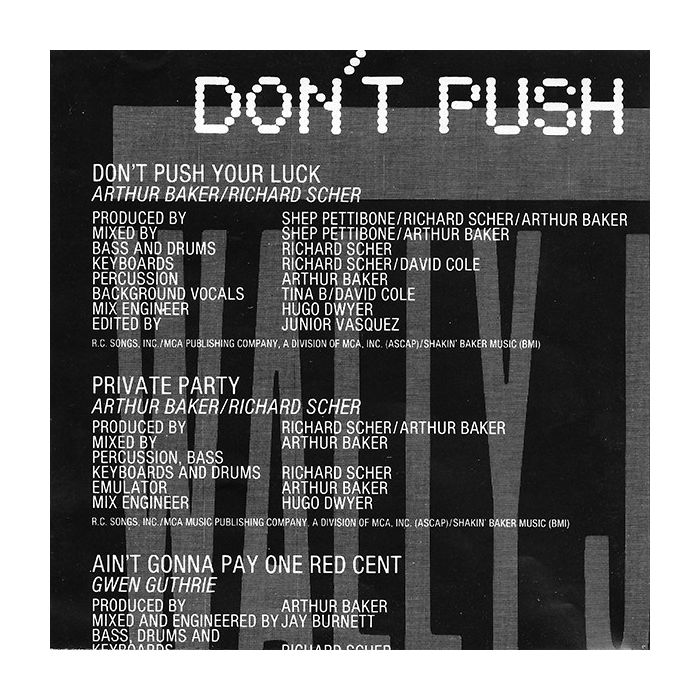 Wally Jump Jr & The Criminal Element - Don't Push Your Luck