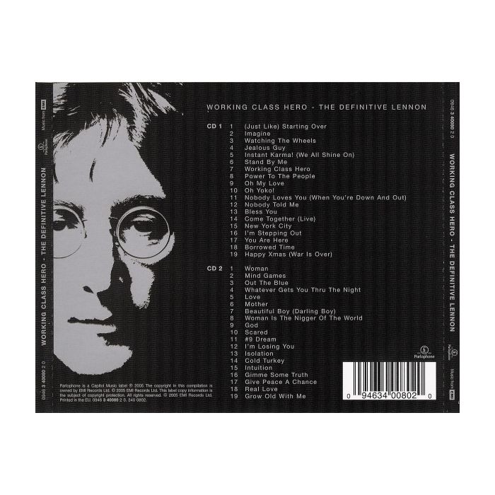 John Lennon - Working Class Hero - The Definitive Lennon