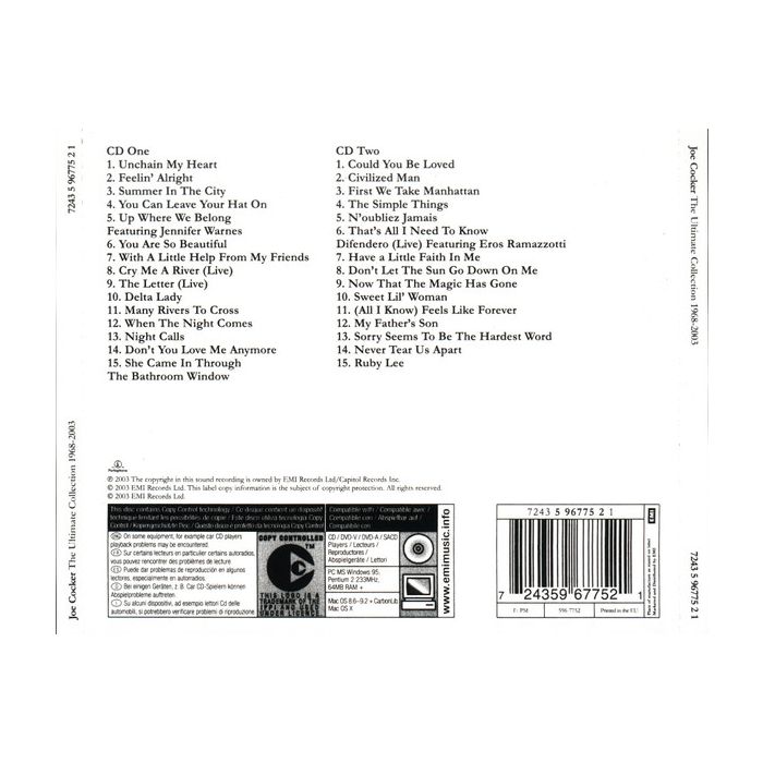 Joe Cocker - The Ultimate Collection 1968-2003
