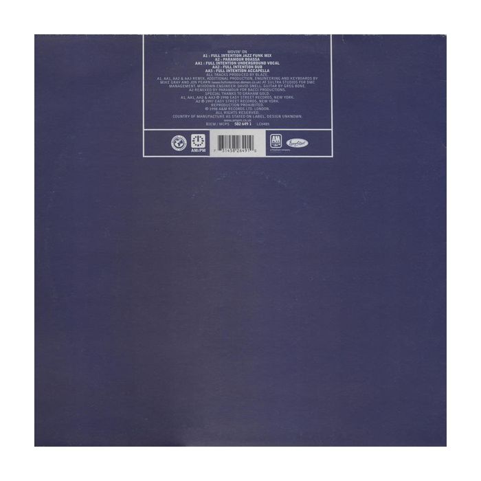 Debbie Pender - Movin' On (Full Intention / Paramour Mixes)