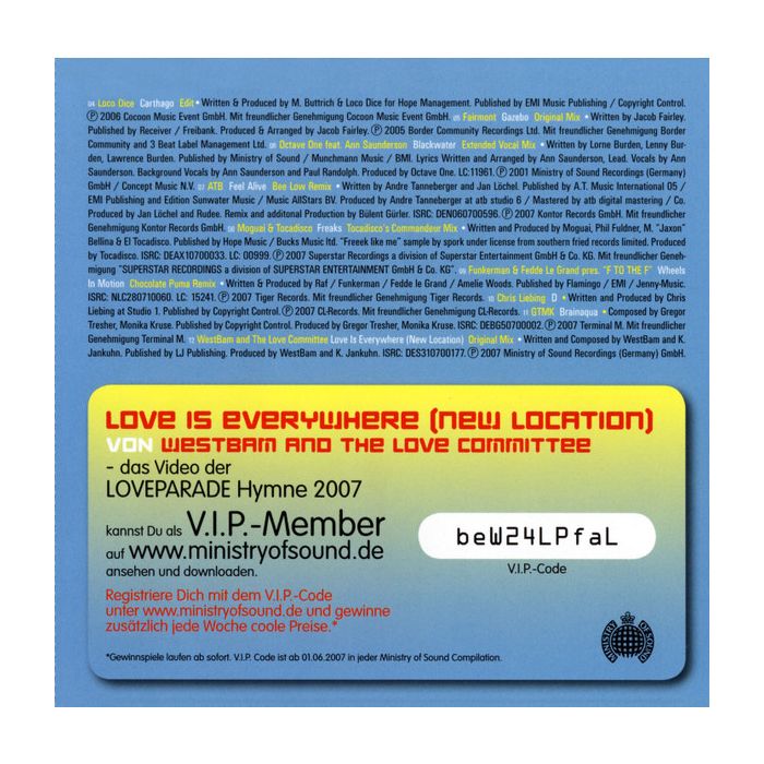Various - Loveparade - Metropole Ruhr 2007-2011: Love Is Everywhere - Die Compilation 2007