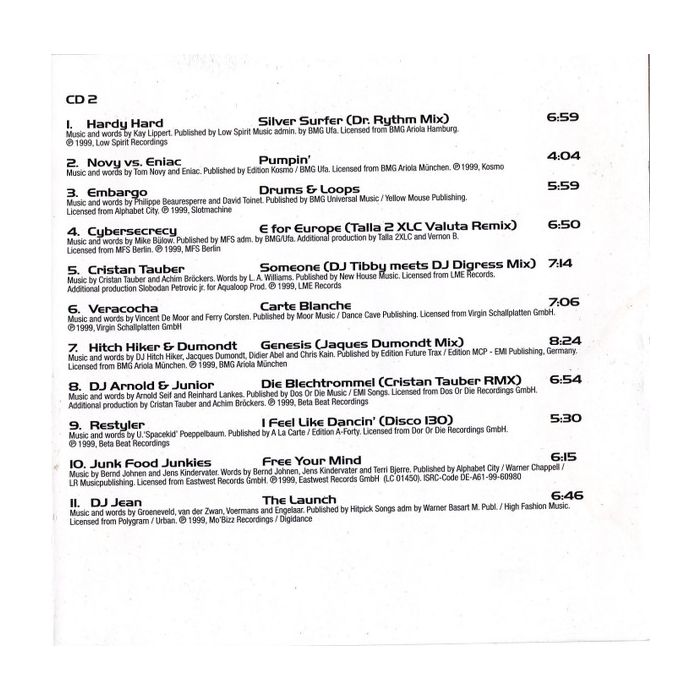 Various - Club 2000 XL -  The Real Club Feeling #1