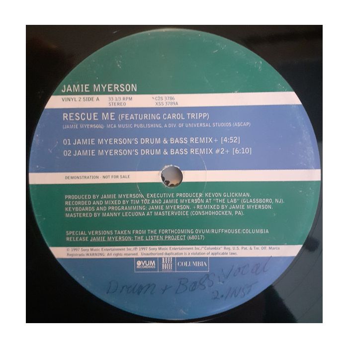Jamie Myerson - Rescue Me