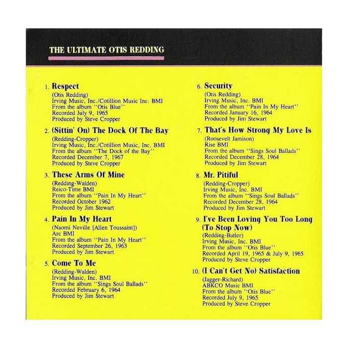 Otis Redding - The Ultimate Otis Redding