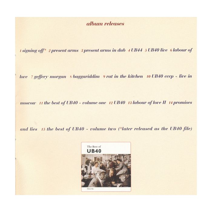 UB40 - The Best Of UB40 - Volume Two