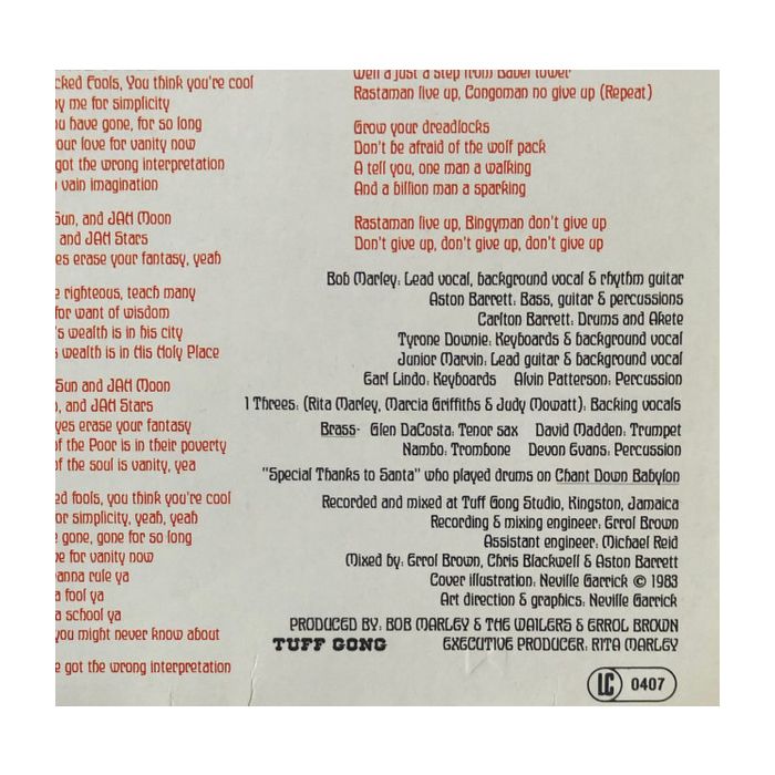 Bob Marley & The Wailers - Confrontation