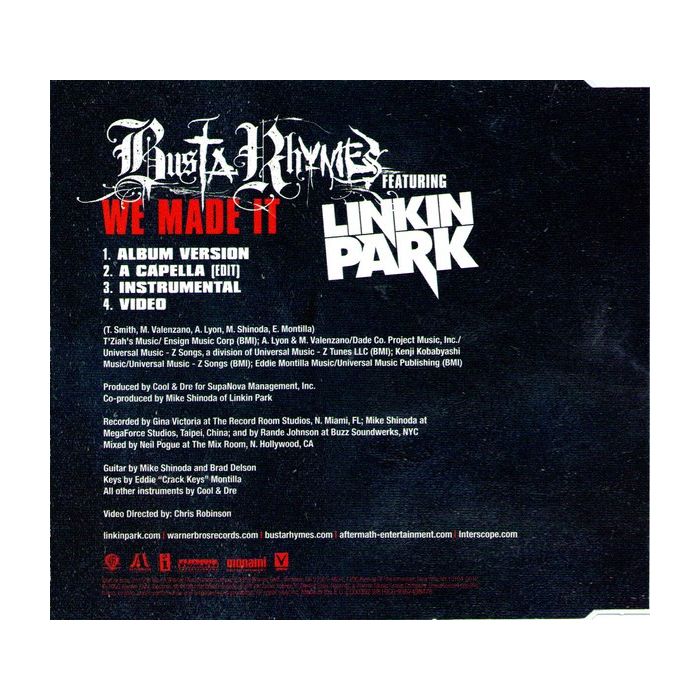 Busta Rhymes Featuring Linkin Park - We Made It