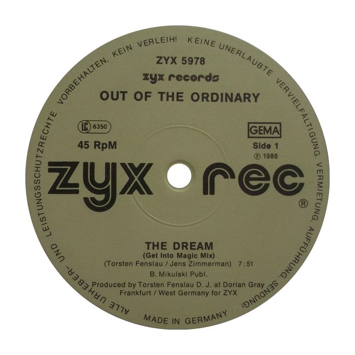 Out Of The Ordinary - The Dream