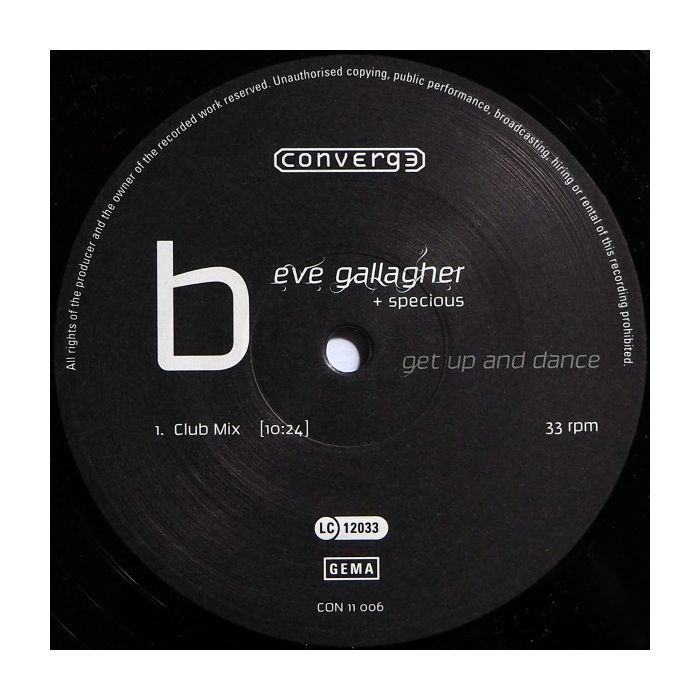 Eve Gallagher + Specious - Get Up And Dance